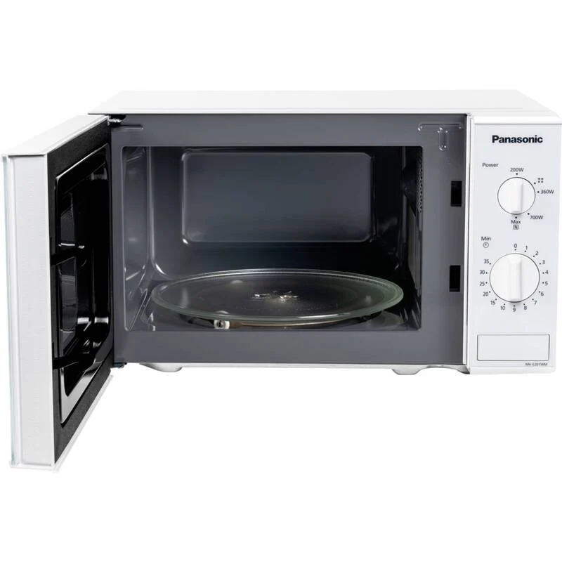 C-Ware Panasonic Solo Mikrowelle 800W Mikrowellenofen Glasdrehteller SIEHE TEXT/FOTO