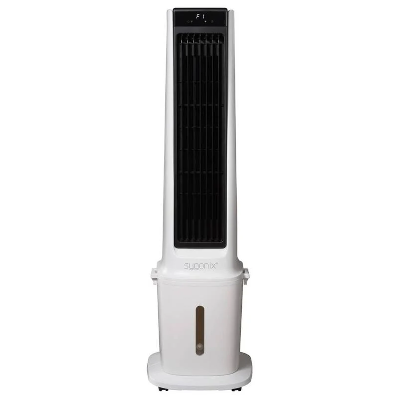 B-Ware Sygonix Luftkühler 90W Oszillierend Tower-Ventilator Fernbedienung LED-Display
