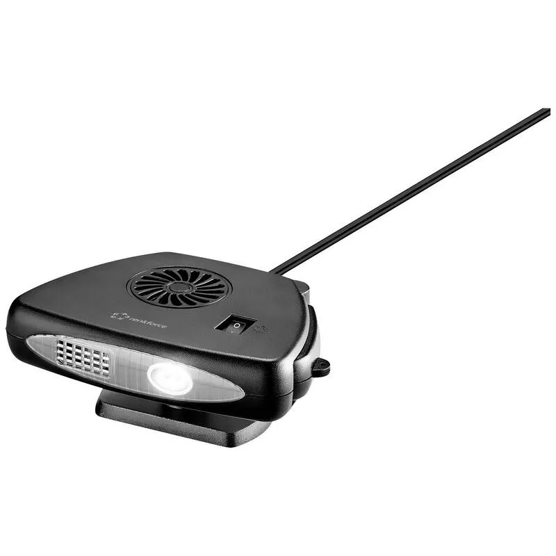 B-Ware Renkforce Keramik-Heizlüfter 12V Gebläseheizer Fußwärmer für Auto und Wohnmobil