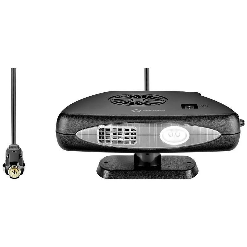 B-Ware Renkforce Keramik-Heizlüfter 12V Gebläseheizer Fußwärmer für Auto und Wohnmobil