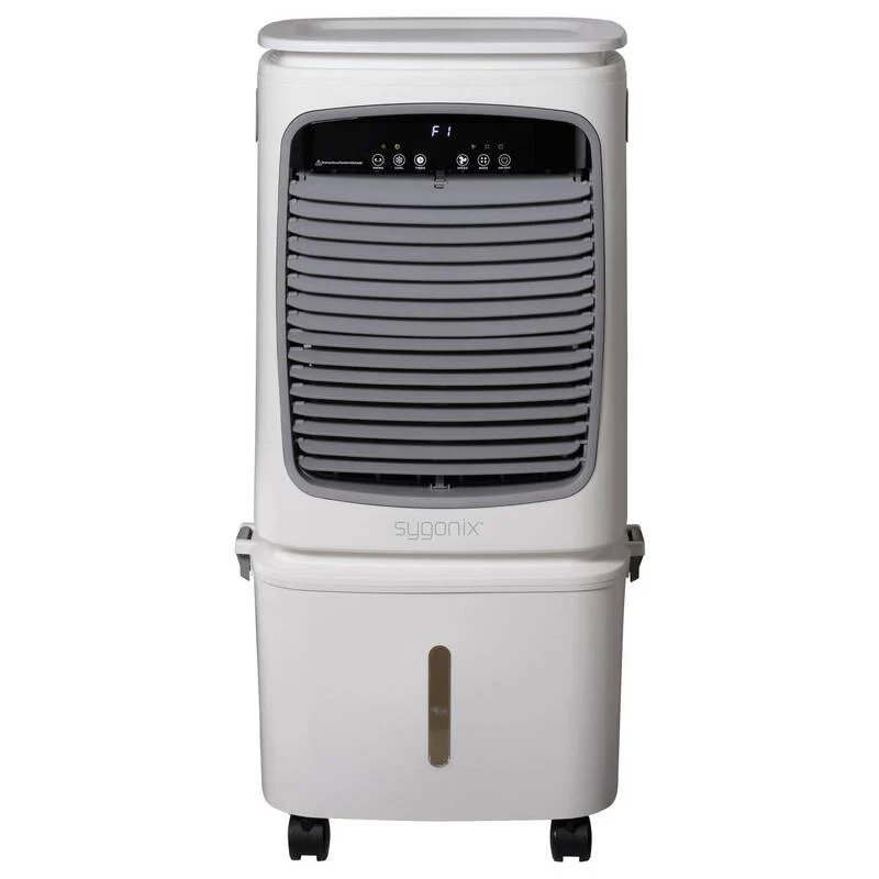 B-Ware Sygonix Luftkühler 80W Klimagerät Ventilator mit Fernbedienung Timer Weiß Kühler