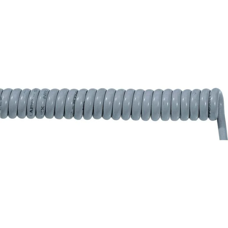 B-Ware LAPP Spiralkabel ÖLFLEX SPIRAL 400 P 2x1mm² grau UV-beständig 2000-6000mm 1