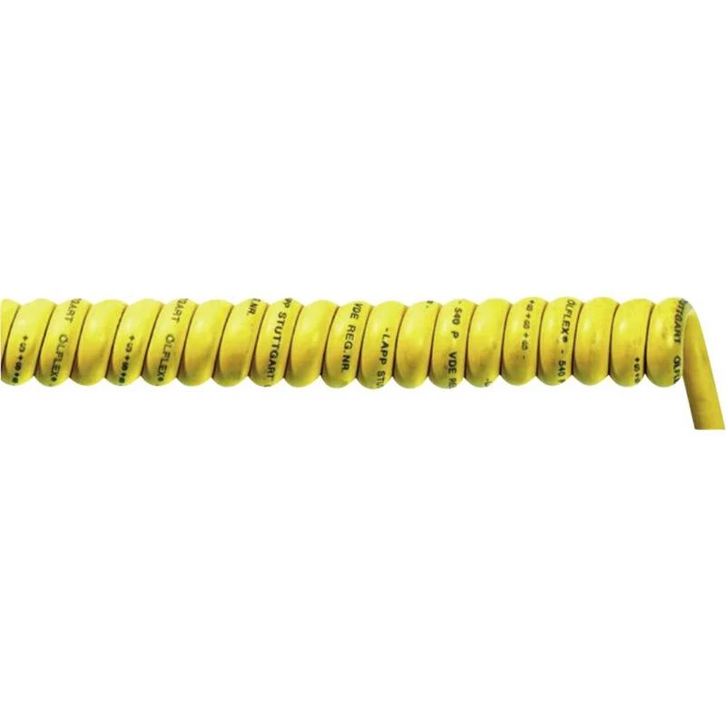 B-Ware LAPP Spiralkabel ÖLFLEX SPIRAL 540 P 5 G 0,75 mm² halogenfrei 1000 mm gelb