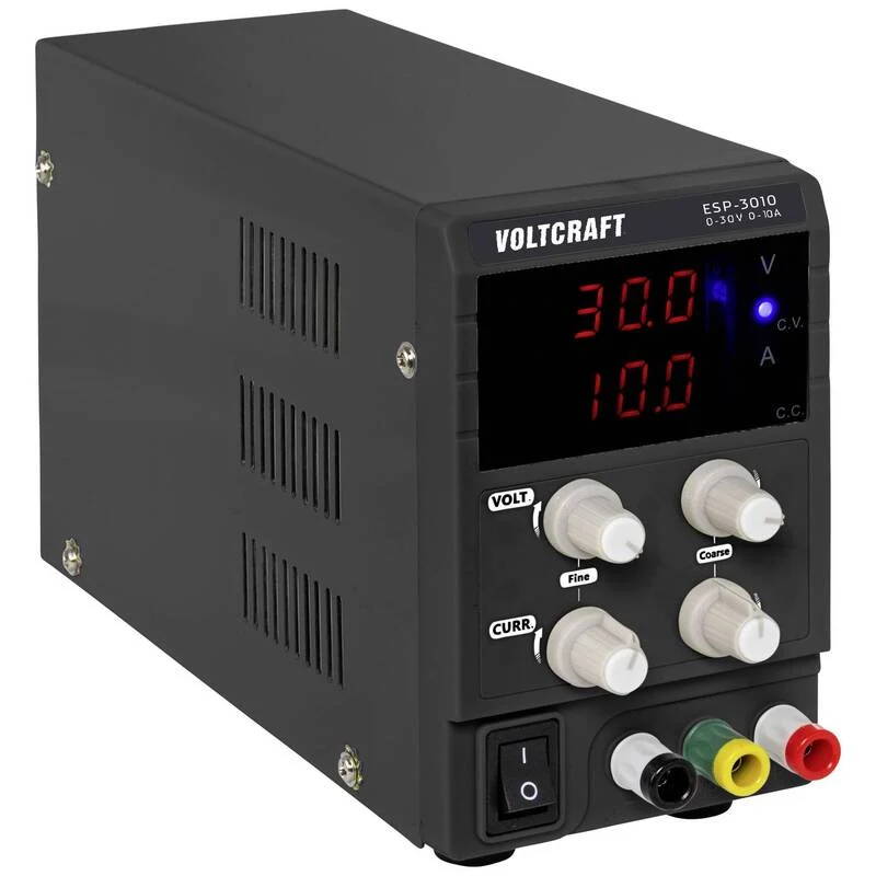 D-Ware VOLTCRAFT ESP-3010 Labornetzgerät einstellbar 0-30 V/DC 0-10 A Steckanschluss
