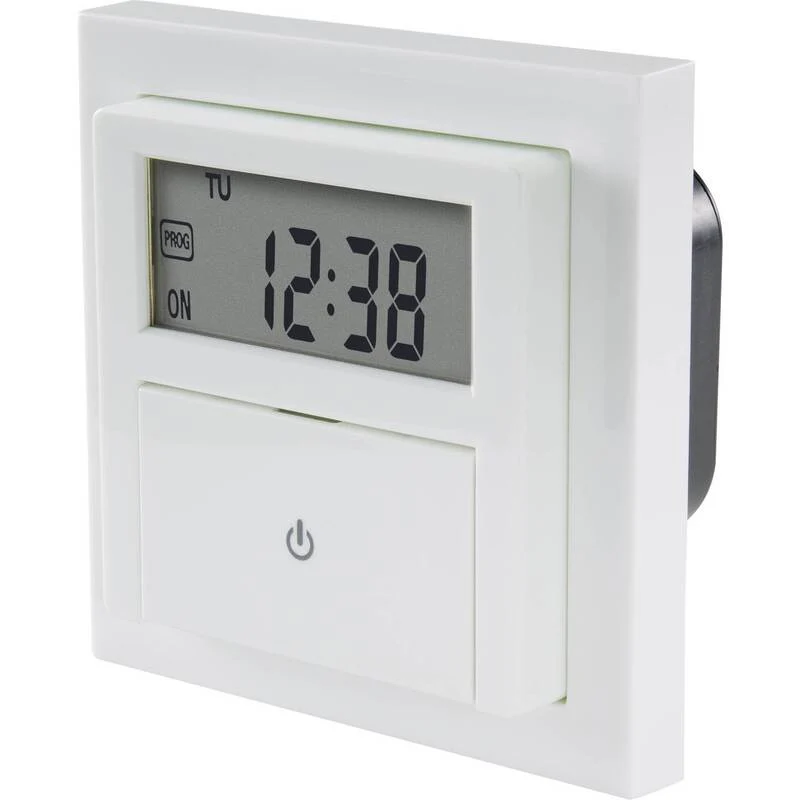 B-Ware Sygonix Sy 4504968 Unterputz Timer Digital Wochenprogramm 1800 W Countdown Weiß