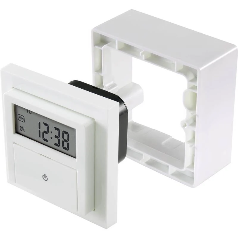 B-Ware Sygonix Sy 4504968 Unterputz Timer Digital Wochenprogramm 1800 W Countdown Weiß