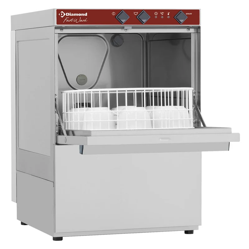 Kompakte Gläserspülmaschine für Ø 350 mm Rundkörbe, DC202/6R