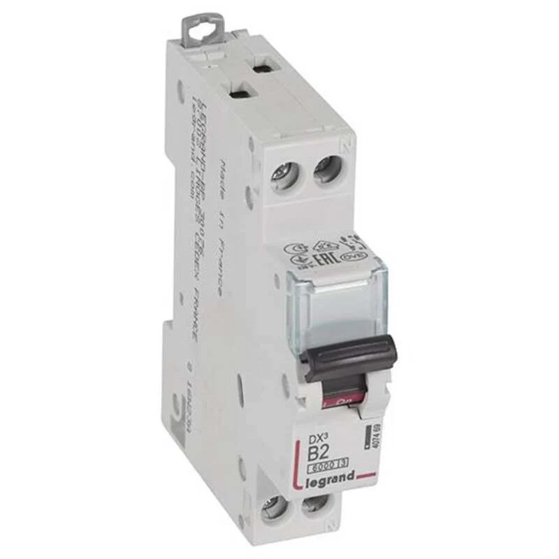 B-Ware Legrand 407469 Leitungsschutzschalter Leitungsschutz Schalter Schutz 2 A 230 V/Ac