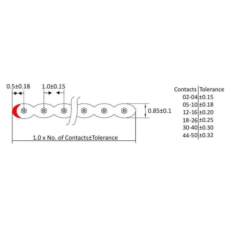 B-Ware Econ Connect Flachbandkabel Flachleitung 28 Awg26 Rm1 1mm 26x0.08mm² 30.5 M