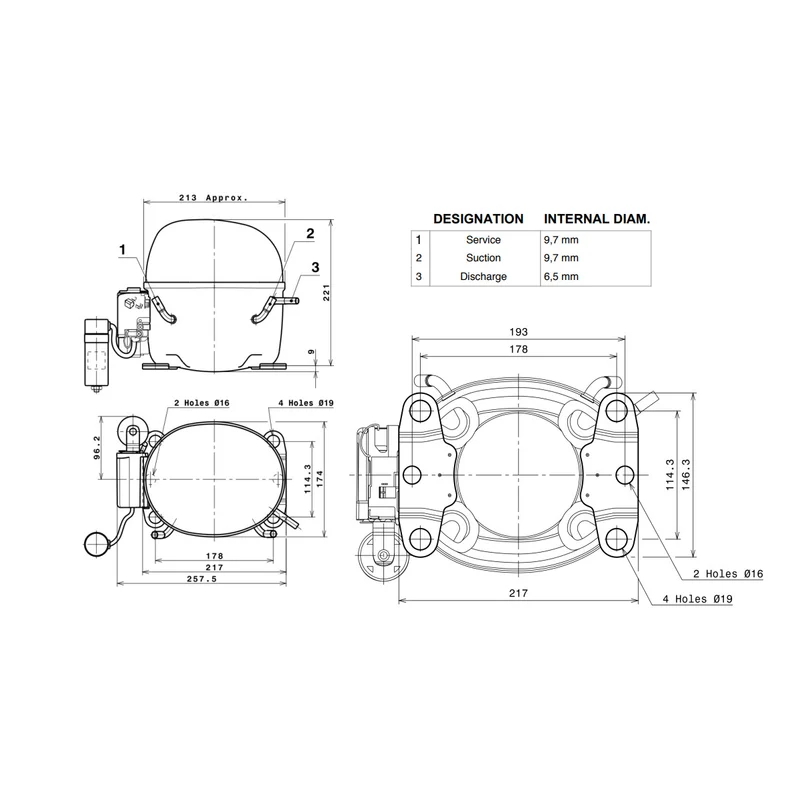 Kompressor MX18TB Cubigel Huayi