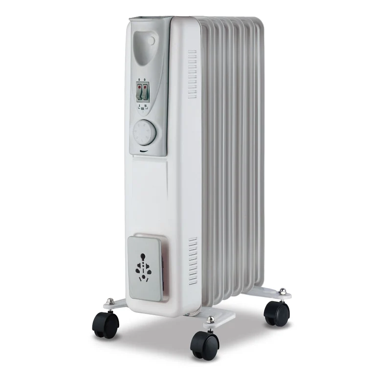 Victronic OFR7, elektrischer Ölheizer, 7 Heizelemente, mit Thermostat, 3 Leistungsstufen, max. 1500 W