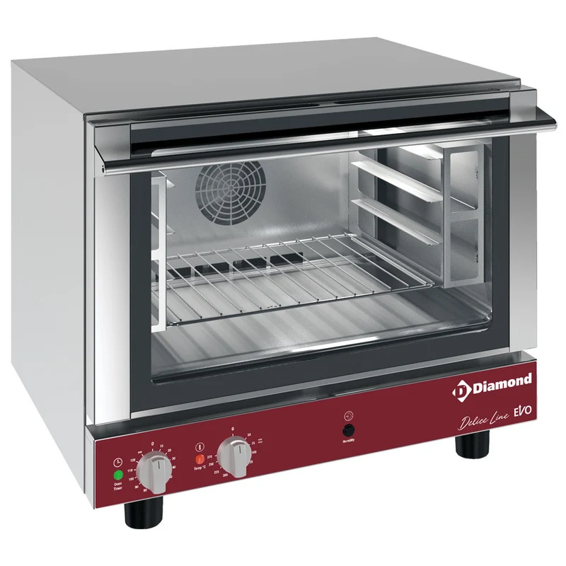 Profi Konvektionsofen mit Beschwadung , 4 Einschübe 460x340 mm, CPE434-D