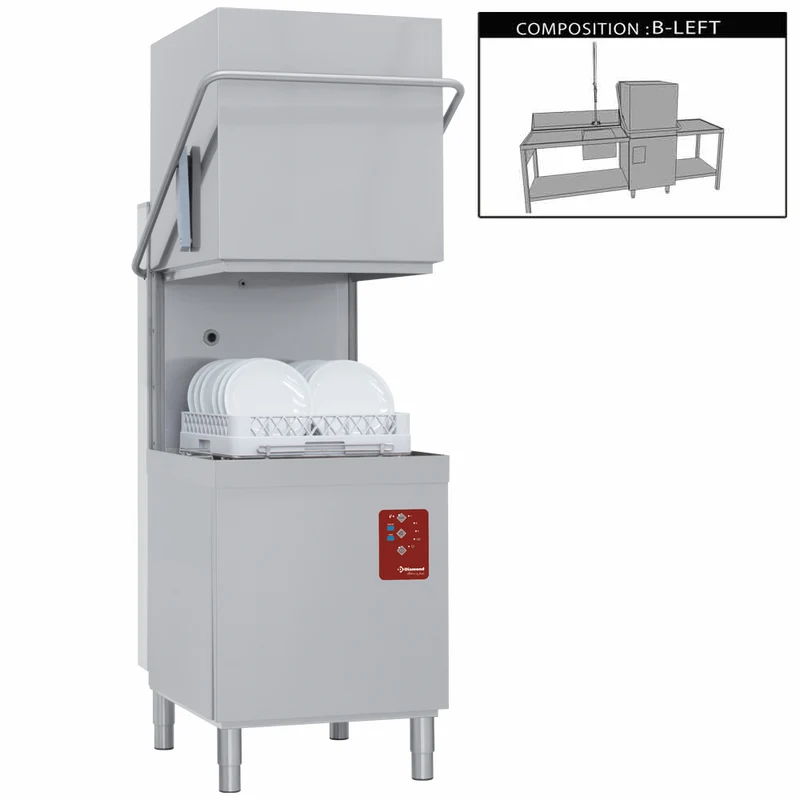 Profi Spülstraße als Komplettsystem, 2620 mm, D26/6B/B-S