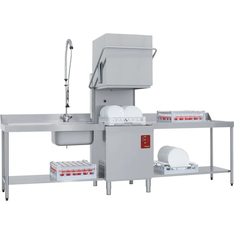 Durchschubspülmaschine , 500x500 mm , mit Break-Tank, D26/6B