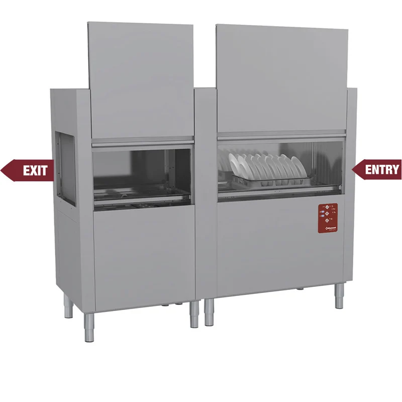 Professionelle Korbtransportspülmaschine , 200 Körbe/h, D160E/7-DX-