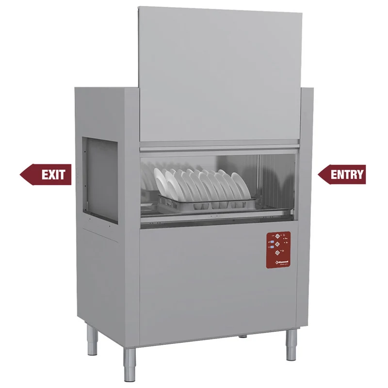 Profi Korbtransportspülmaschine , 120 Körbe/h , 22 kW, D117E/7-DX-