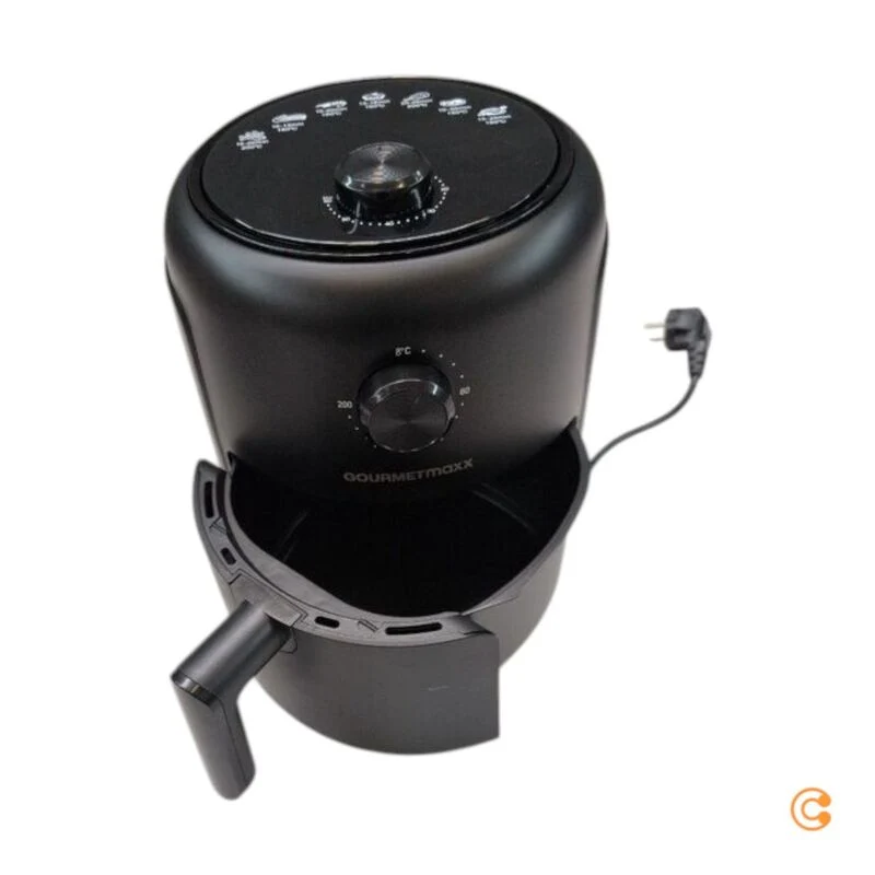 B-Ware Gourmet Maxx Heißluft Fritteuse Mechanisch 2,3l Heißluft Fritteuse 1000 W Schw196