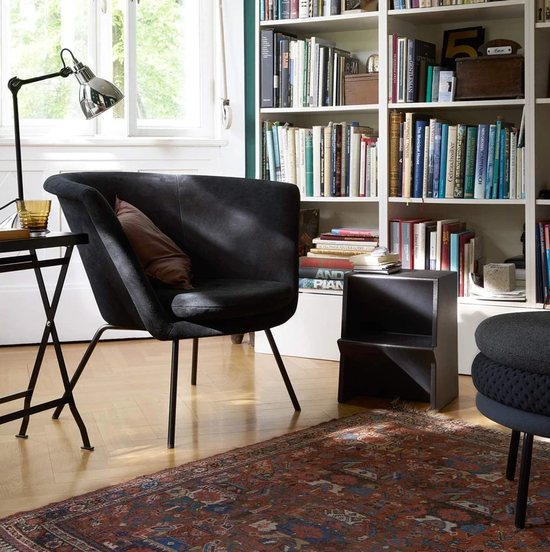 B-Ware Richard Lampert Tritthocker Hocker Mono Schwarzgrau Polyethylen Steffen Kehrle