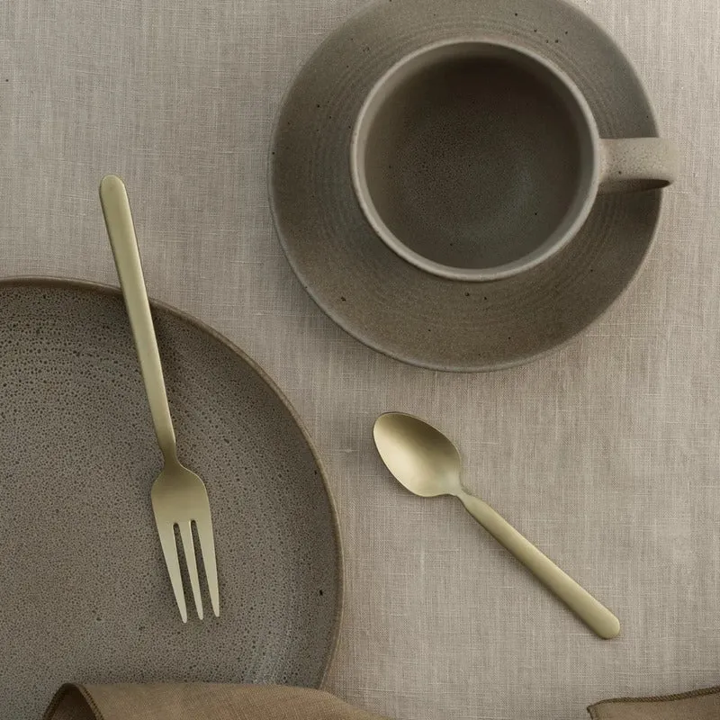 B-Ware Blomus Kuchengabeln Dessertgabeln Besteck Gold 4er Set Stella Champagne