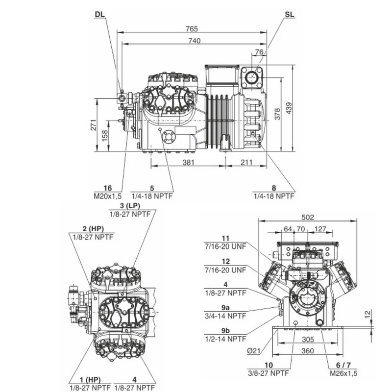Kompressor 6GE-34Y-40P Bitzer