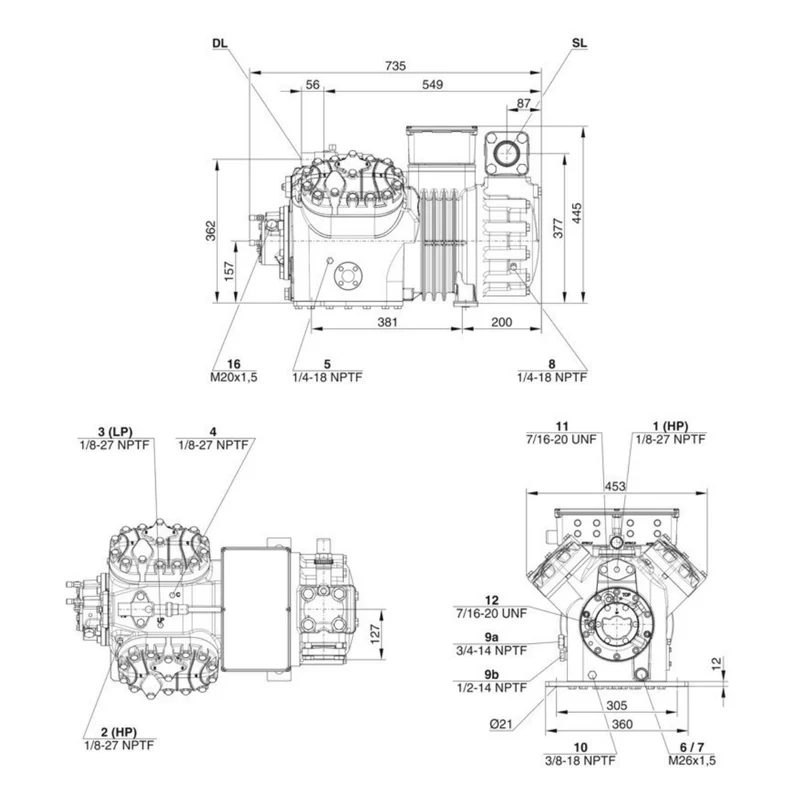 Kompressor 4FE-28Y-40P Bitzer