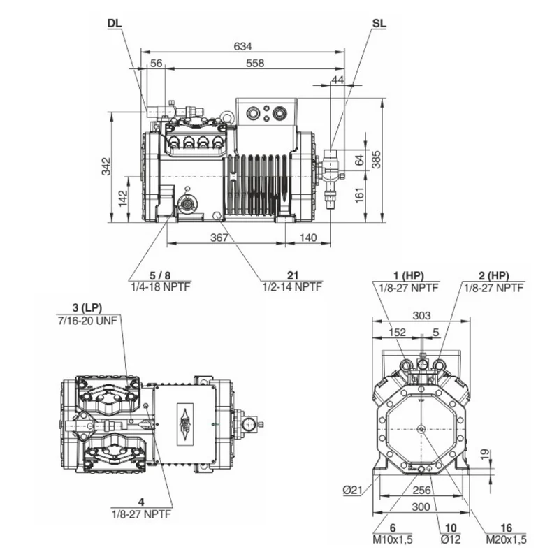 Kompressor 4PES-12Y-40P Bitzer