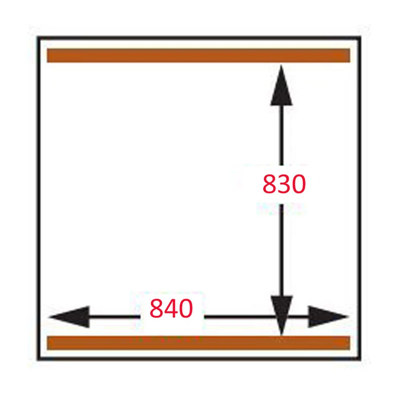 Profi Doppelkammer-Vakuumierer , 250 m³/h , 4 x 840 mm Schweißbalken, CF-180T/S