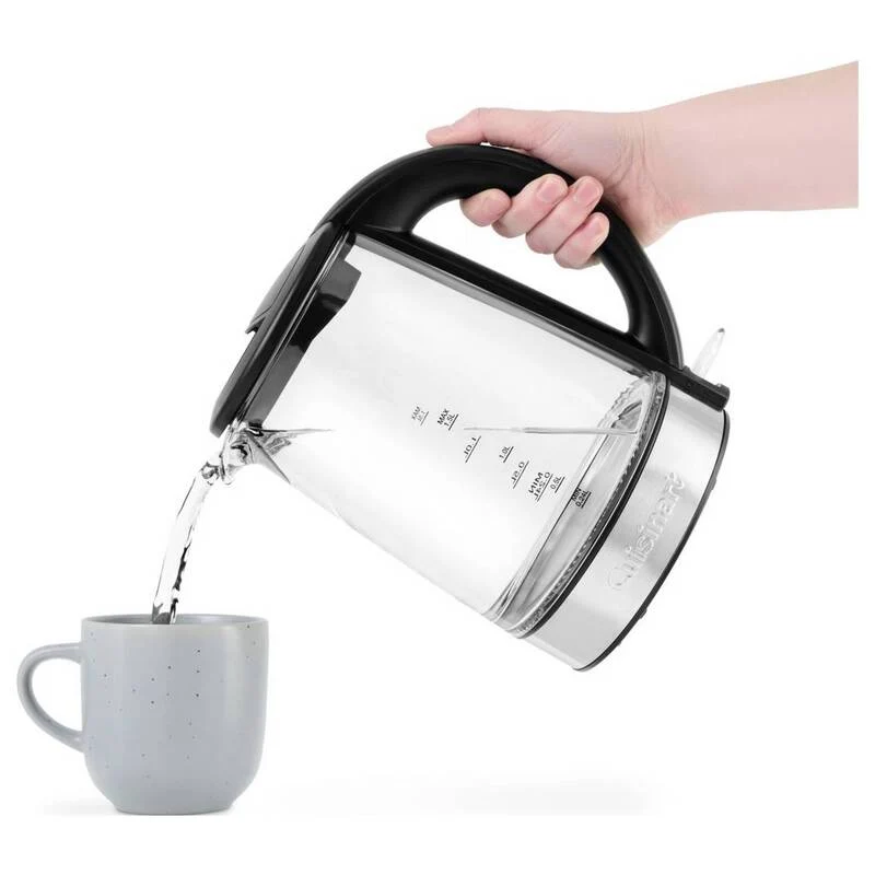 B-Ware Cuisinart Wasserkocher Teekocher Glasklar 1,5l Kocher für heiße Getränke Küche