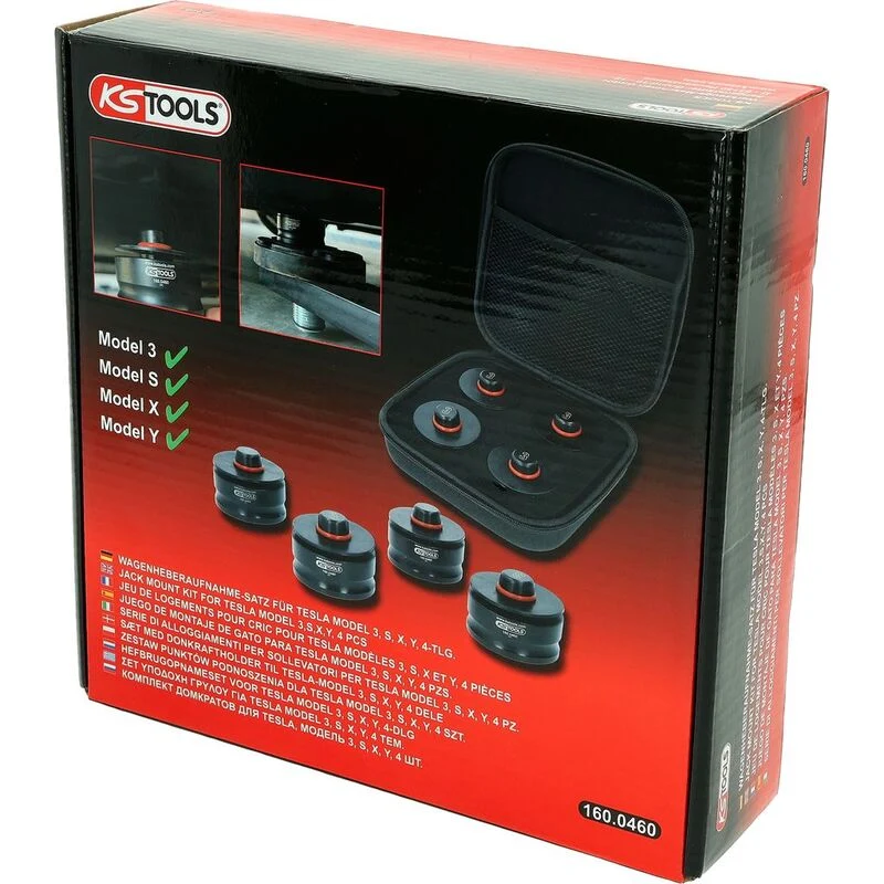 B-Ware KS Tools 1600460 Wagenheberaufnahme Satz Hebewerkzeug Auto Gummi Einsatz