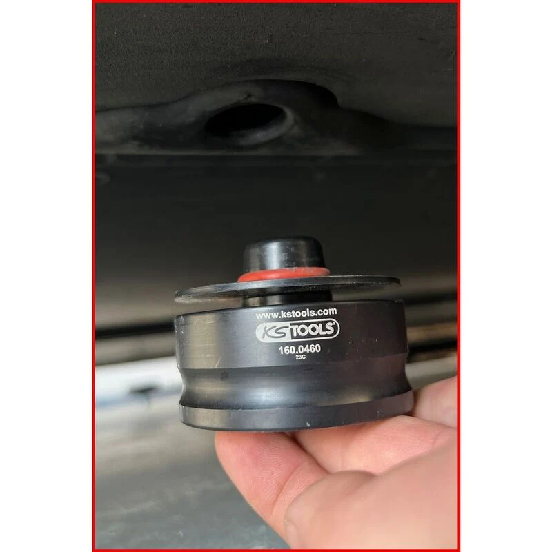 B-Ware KS Tools 1600460 Wagenheberaufnahme Satz Hebewerkzeug Auto Gummi Einsatz