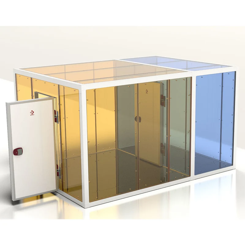 Kombikühlzelle 32 m³ , Kühl- & Tiefkühlbereich , 100 mm Isolierung, C3310/XBF-COMBI