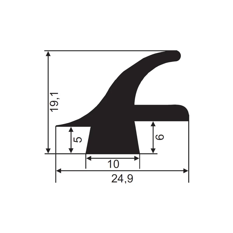 Moosgummidichtung FD2724