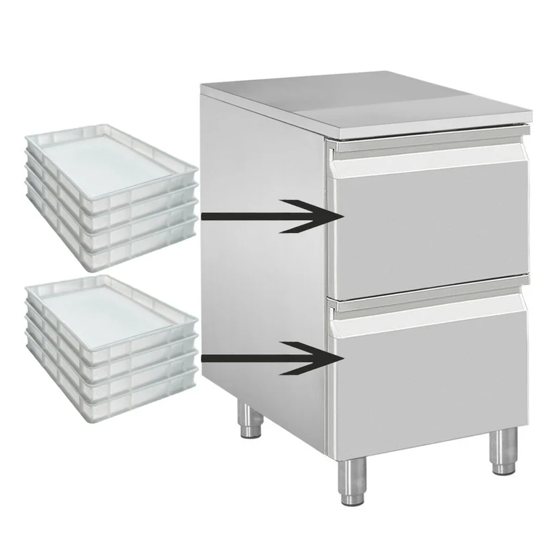 Teiglingschrank Edelstahl für 8 Behälter 600x400 mm, CATP/P9