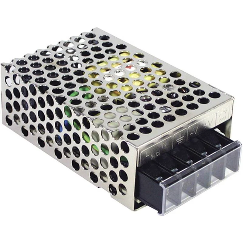 2x B-Ware Mean Well DC/DC-Wandler SD-15B-12 12V 15W 1 Ausgang Schraubklemme 1000V 79x51mm