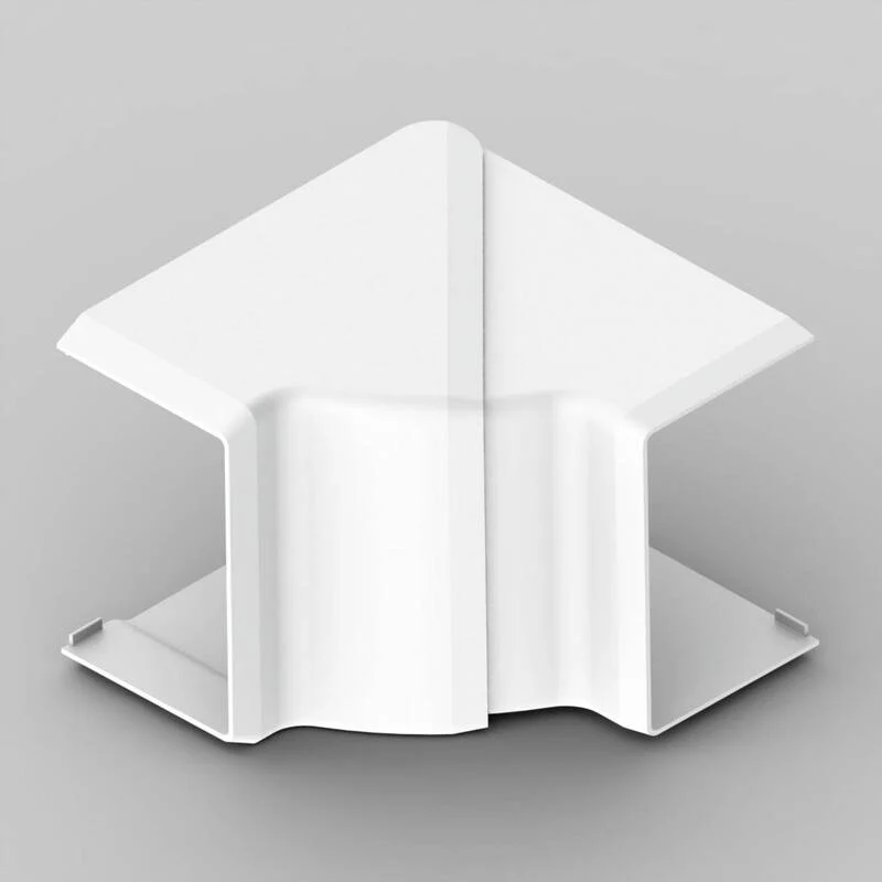 38x B-Ware Kopos Inneneck PVC 8655_HB Inneneck 60mm x 40mm 1 Stück weiß für Niederspannung