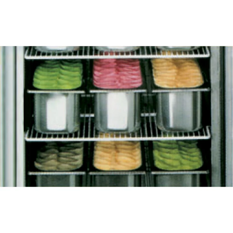 Eislagerschrank 700L für 54 x 5L Behälter , Edelstahl, CAB61/H1-R2