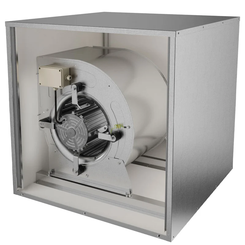 Schallgedämmte Lüfterbox , Abluftventilator 3000 m³/h, CA10/8/30