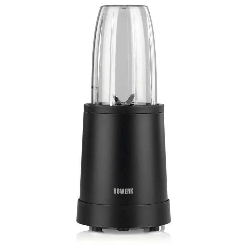 B-Ware N8WERK Nutrition Mixer 800 W Schwarz 8-tlg. mit Ice Crush To-Go-Deckel